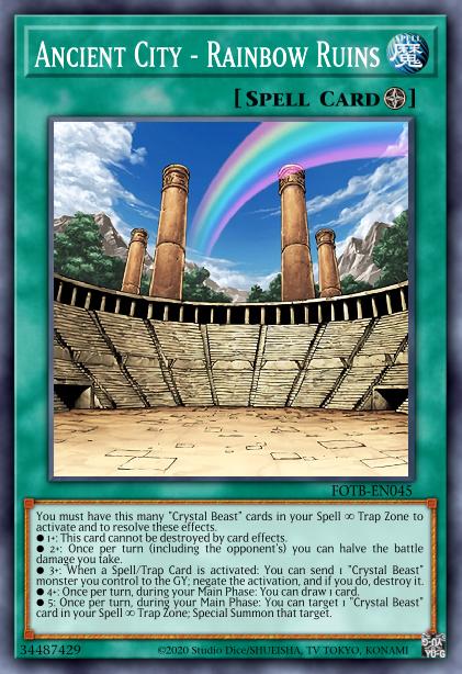 Ancient City - Rainbow Ruins - FOTB-EN045 - Ultimate Rare - Unlimited