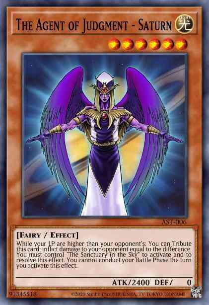 The Agent of Judgment - Saturn - AST-006 - Ultra Rare - 1st Edition