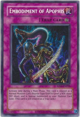 Embodiment of Apophis - 2020 Date Reprint - RP01-EN098 - Secret Rare - Unlimited