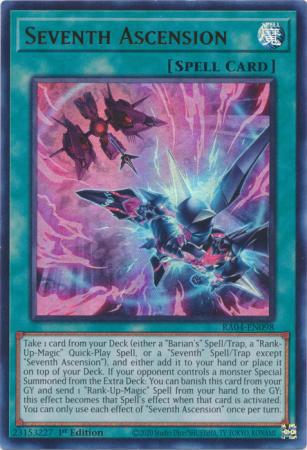 Seventh Ascension - RA04-EN098 - Ultra Rare - 1st Edition