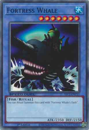 Fortress Whale - SBC1-ENC11 - Common - 1st Edition