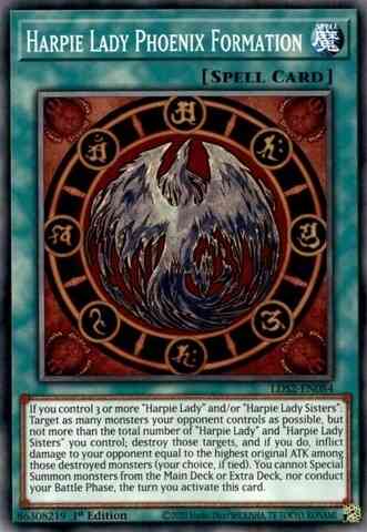 Harpie Lady Phoenix Formation - LDS2-EN084 - Common - 1st Edition