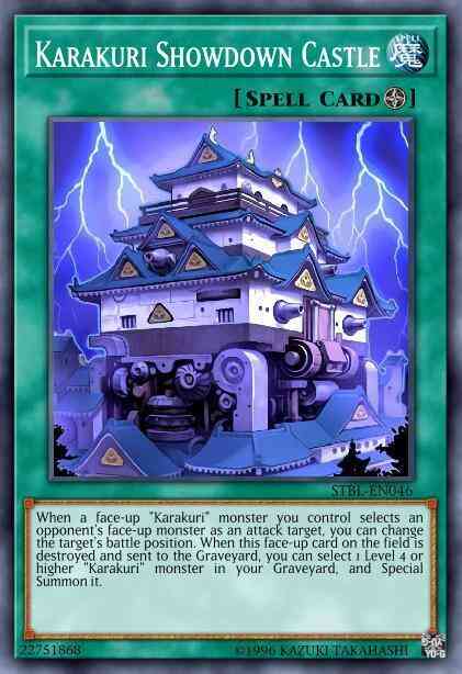 Karakuri Showdown Castle - STBL-EN046 - Rare - 1st Edition