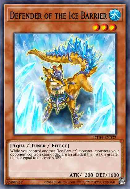 Defender of the Ice Barrier - DT04-EN032 - Duel Terminal Rare Parallel Rare - Duel Terminal