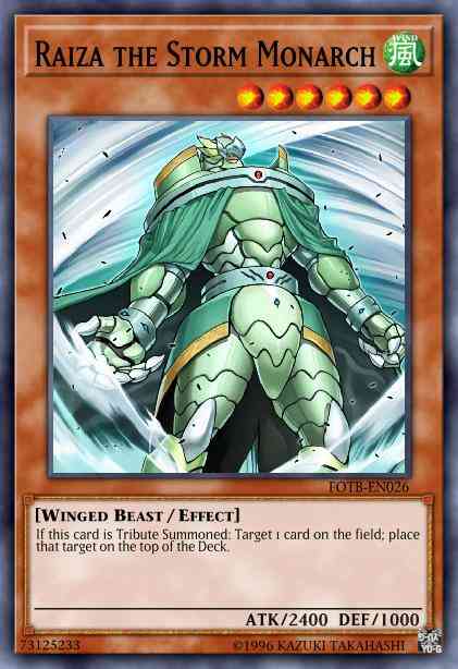 Raiza the Storm Monarch - FOTB-EN026 - Super Rare - 1st Edition