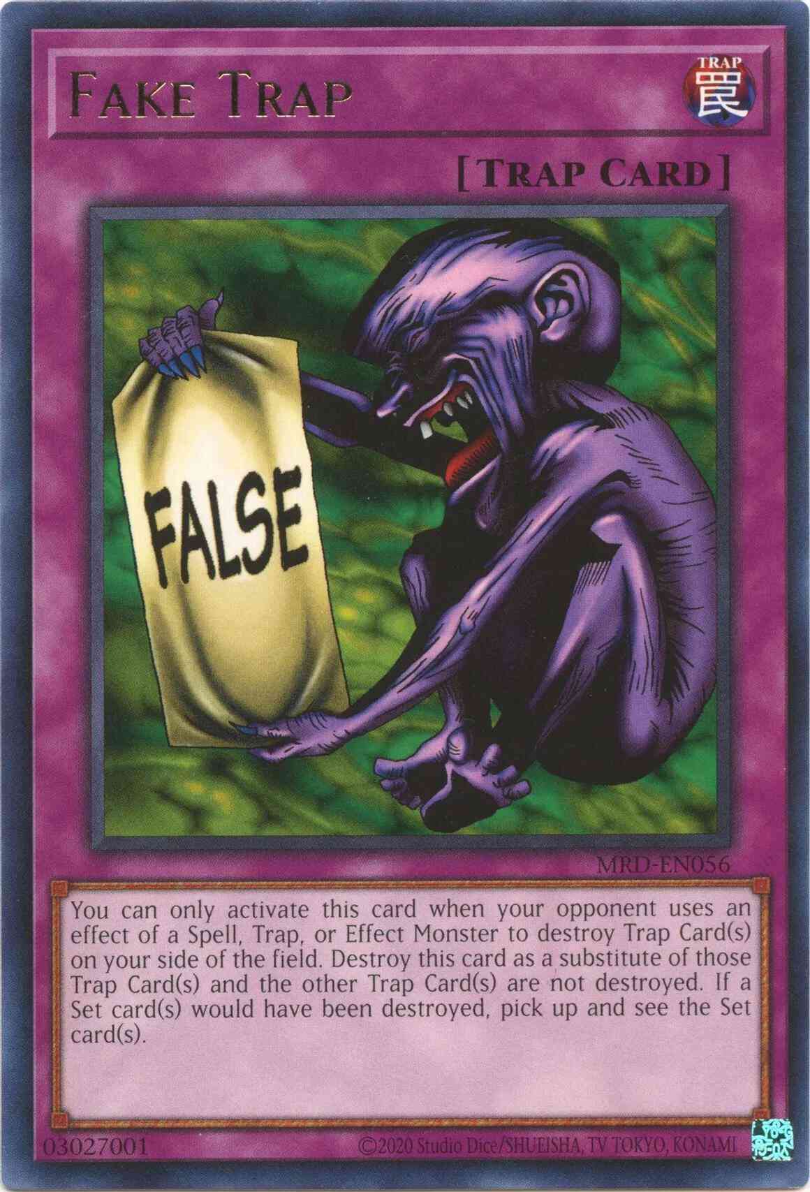 Fake Trap - 25th Anniversary - MRD-EN056 - Rare - Unlimited