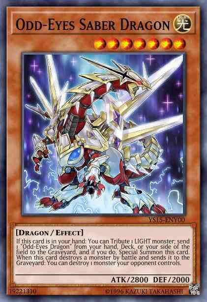 Odd-Eyes Saber Dragon - YS15-ENF00 - Secret Rare - 1st Edition