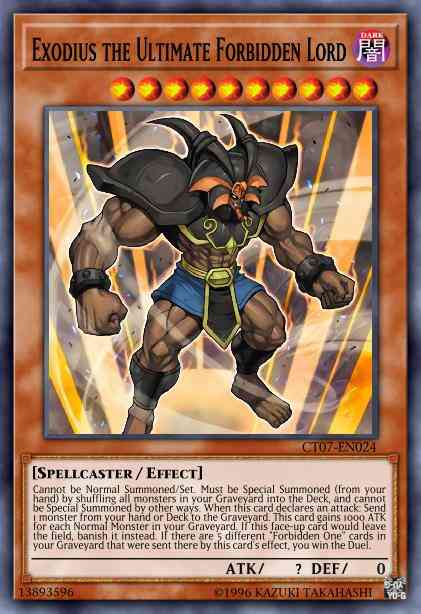Exodius the Ultimate Forbidden Lord - JUMP-EN025 - Ultra Rare - Limited