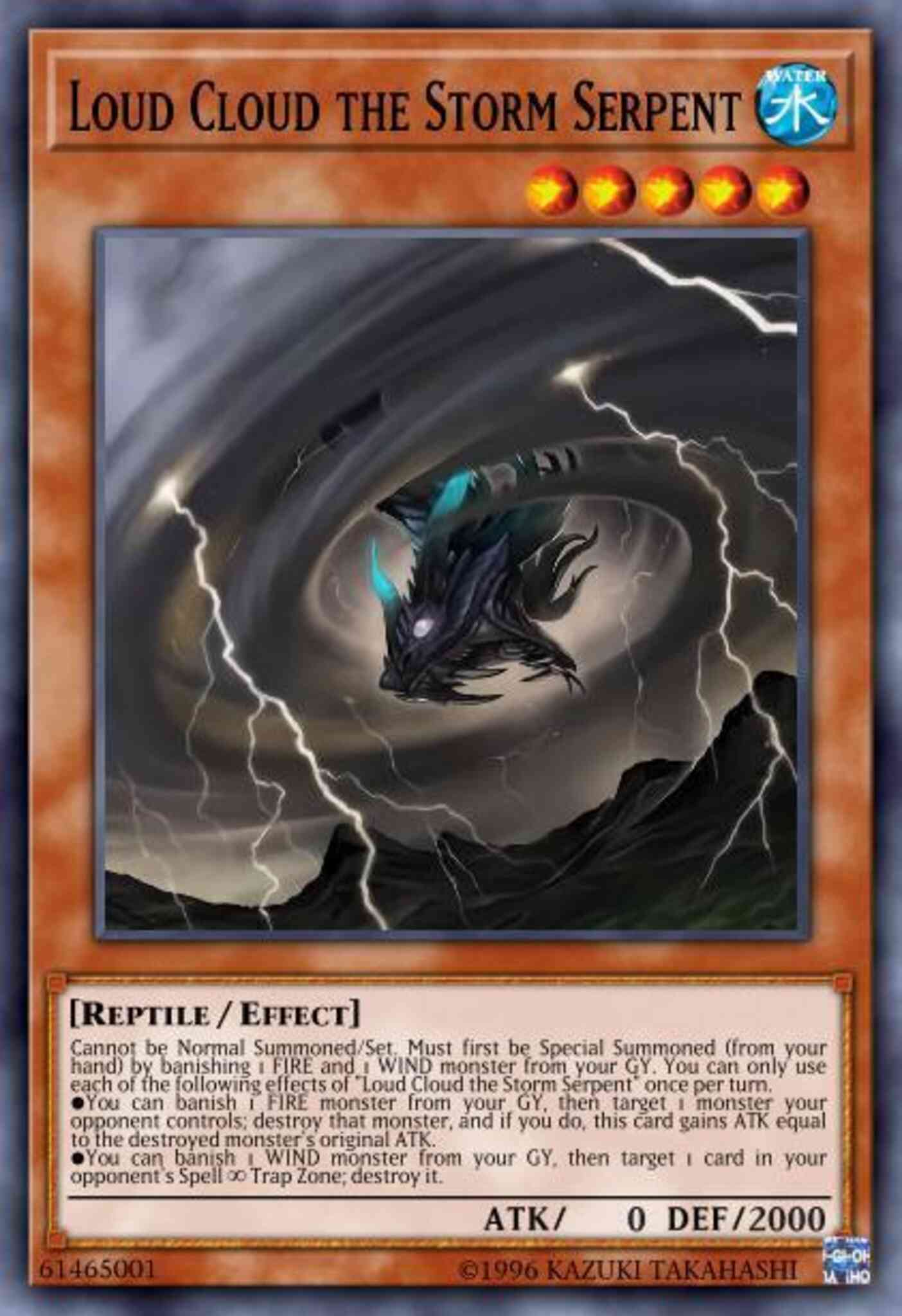 Loud Cloud the Storm Serpent - DANE-EN022 - Common - Unlimited