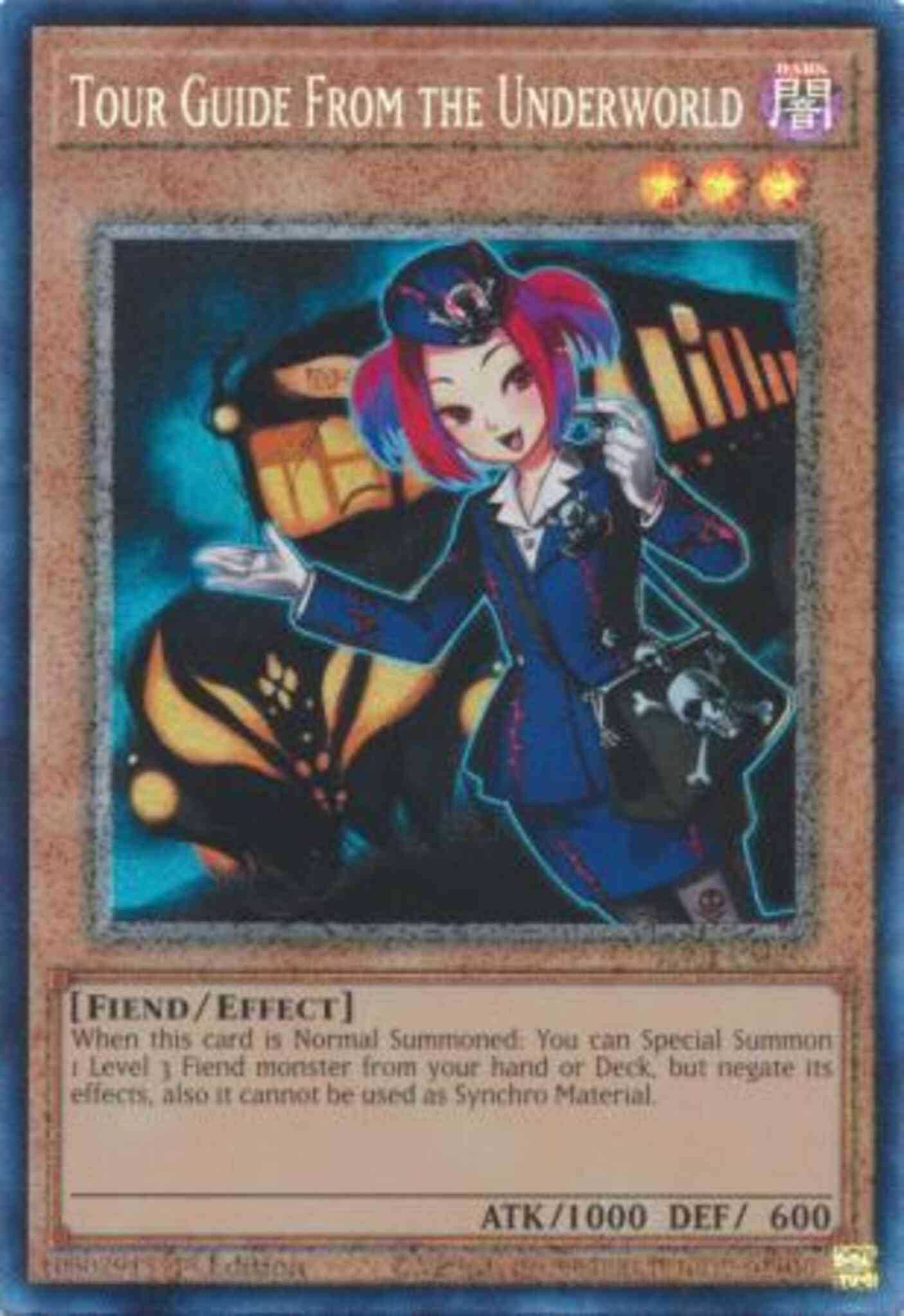 Tour Guide From the Underworld - RA01-EN005 - Prismatic Collector's Rare - 1st Edition
