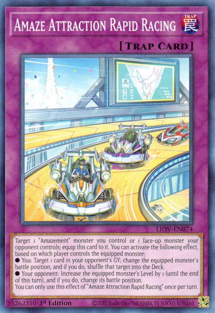 Amaze Attraction Rapid Racing - LIOV-EN074 - Common - 1st Edition