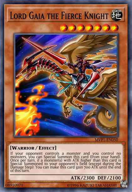 Lord Gaia the Fierce Knight - MVP1-EN050 - Ultra Rare - Unlimited