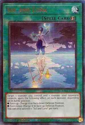 Sol and Luna - RA02-EN068 - Prismatic Ultimate Rare - 1st Edition