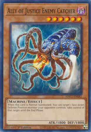 Ally of Justice Enemy Catcher - HAC1-EN082 - Common - 1st Edition