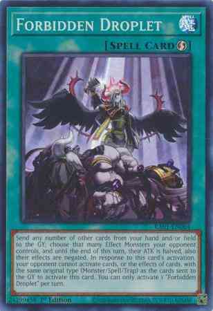 Forbidden Droplet - RA01-EN064 - Super Rare - 1st Edition