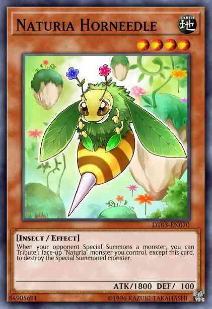 Naturia Horneedle - HA03-EN042 - Super Rare - 1st Edition