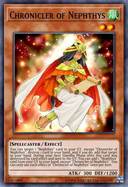 Chronicler of Nephthys - HISU-EN003 - Super Rare - 1st Edition