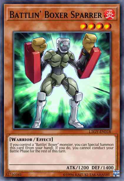 Battlin' Boxer Sparrer - LTGY-EN018 - Common - 1st Edition