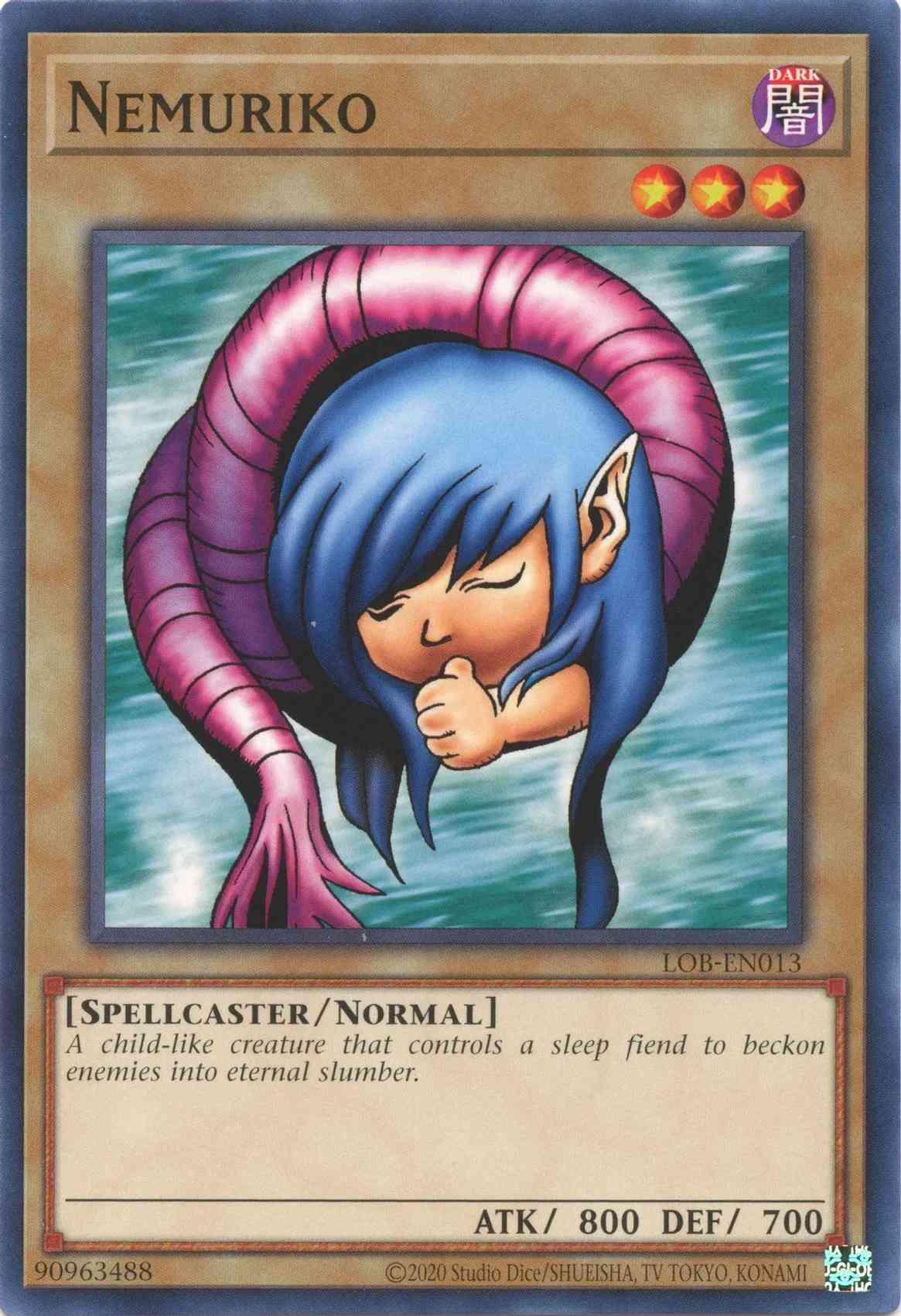Nemuriko - 25th Anniversary - LOB-EN013 - Common - Unlimited