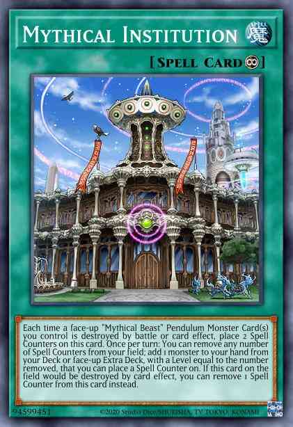 Mythical Institution - CYHO-EN062 - Common - 1st Edition