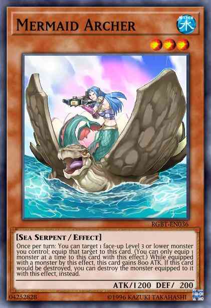 Mermaid Archer - RGBT-EN036 - Common - 1st Edition