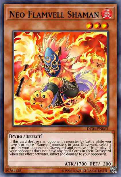 Neo Flamvell Shaman - HA04-EN033 - Super Rare - Unlimited