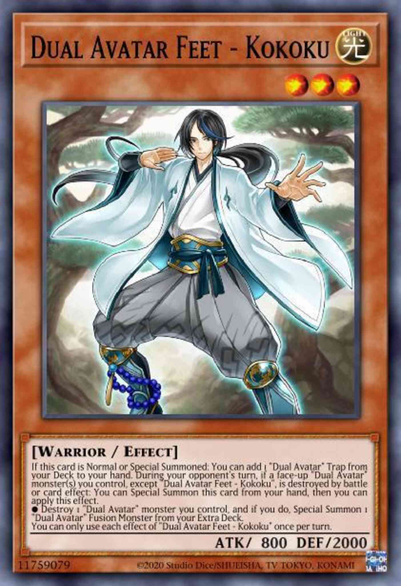 Dual Avatar Feet - Kokoku - PHRA-EN015 - Super Rare - 1st Edition