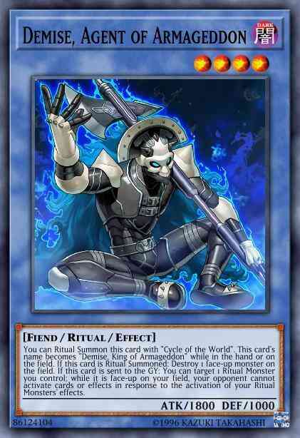 Demise, Agent of Armageddon - CYHO-EN028 - Common - 1st Edition