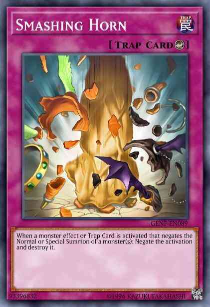 Smashing Horn - GENF-EN089 - Secret Rare - Unlimited