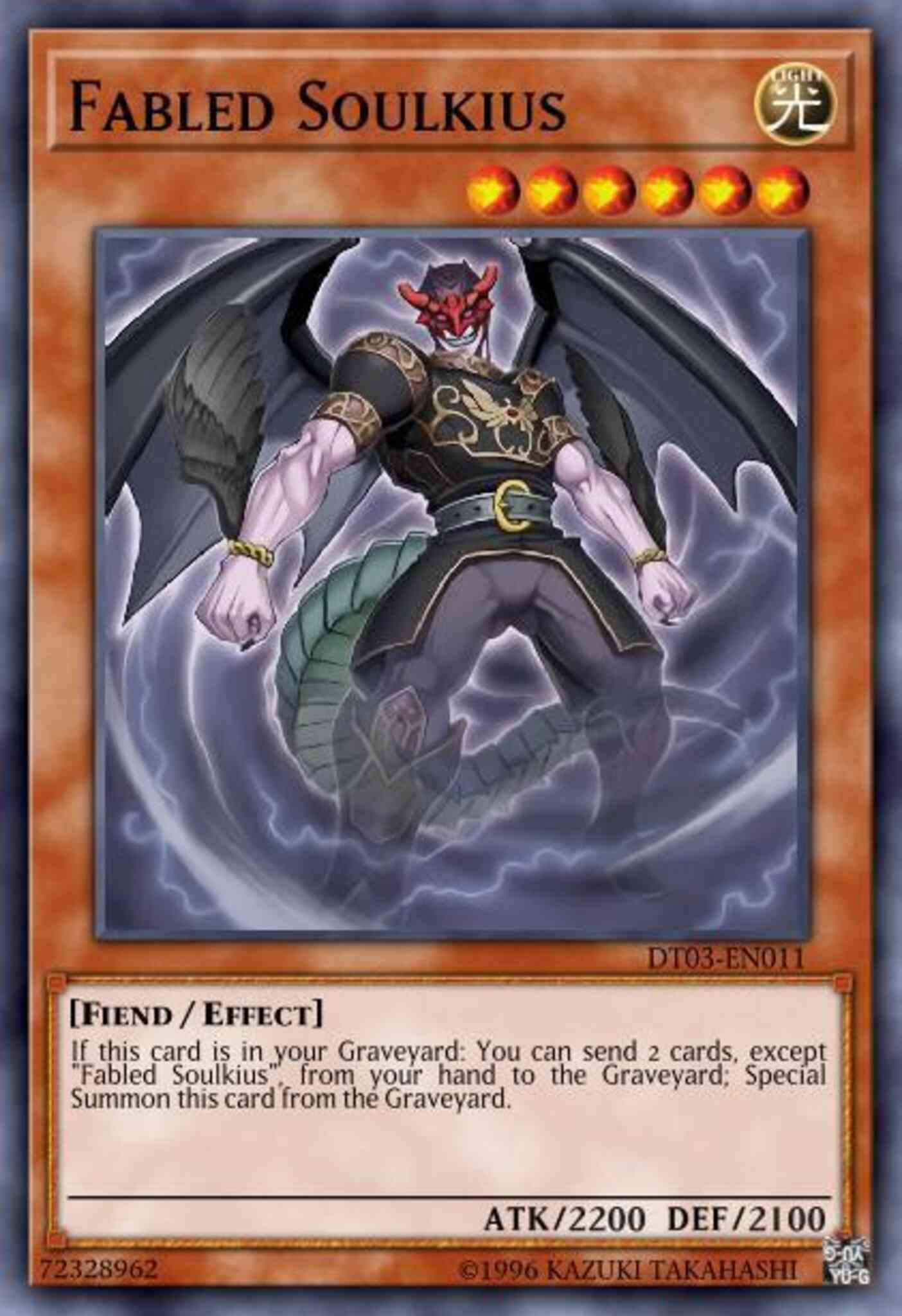Fabled Soulkius - DT03-EN011 - Duel Terminal Super Parallel Rare - Duel Terminal