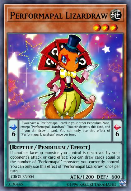 Performapal Lizardraw - CROS-EN004 - Common - 1st Edition