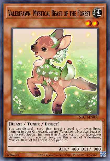Valerifawn, Mystical Beast of the Forest - AC18-EN019 - Ultra Rare - 1st Edition