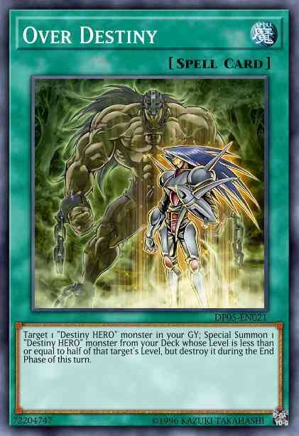 Over Destiny - DESO-EN015 - Super Rare - 1st Edition