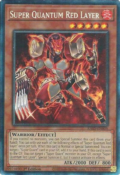 Super Quantum Red Layer - RA05-EN008 - Collector's Rare - 1st Edition