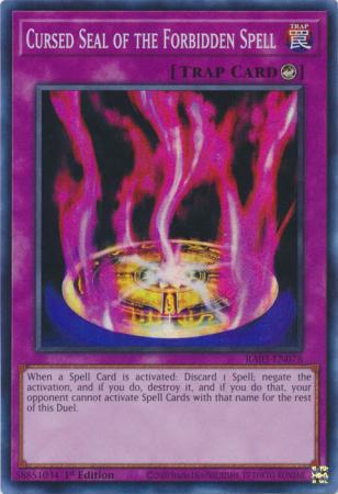Cursed Seal of the Forbidden Spell - RA03-EN076 - Super Rare - 1st Edition