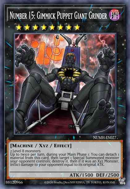 Number 15: Gimmick Puppet Giant Grinder - NUMH-EN027 - Secret Rare - 1st Edition
