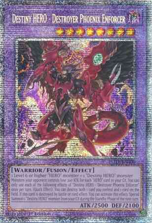 Destiny HERO - Destroyer Phoenix Enforcer - POTE-EN100 - Starlight Rare - Unlimited