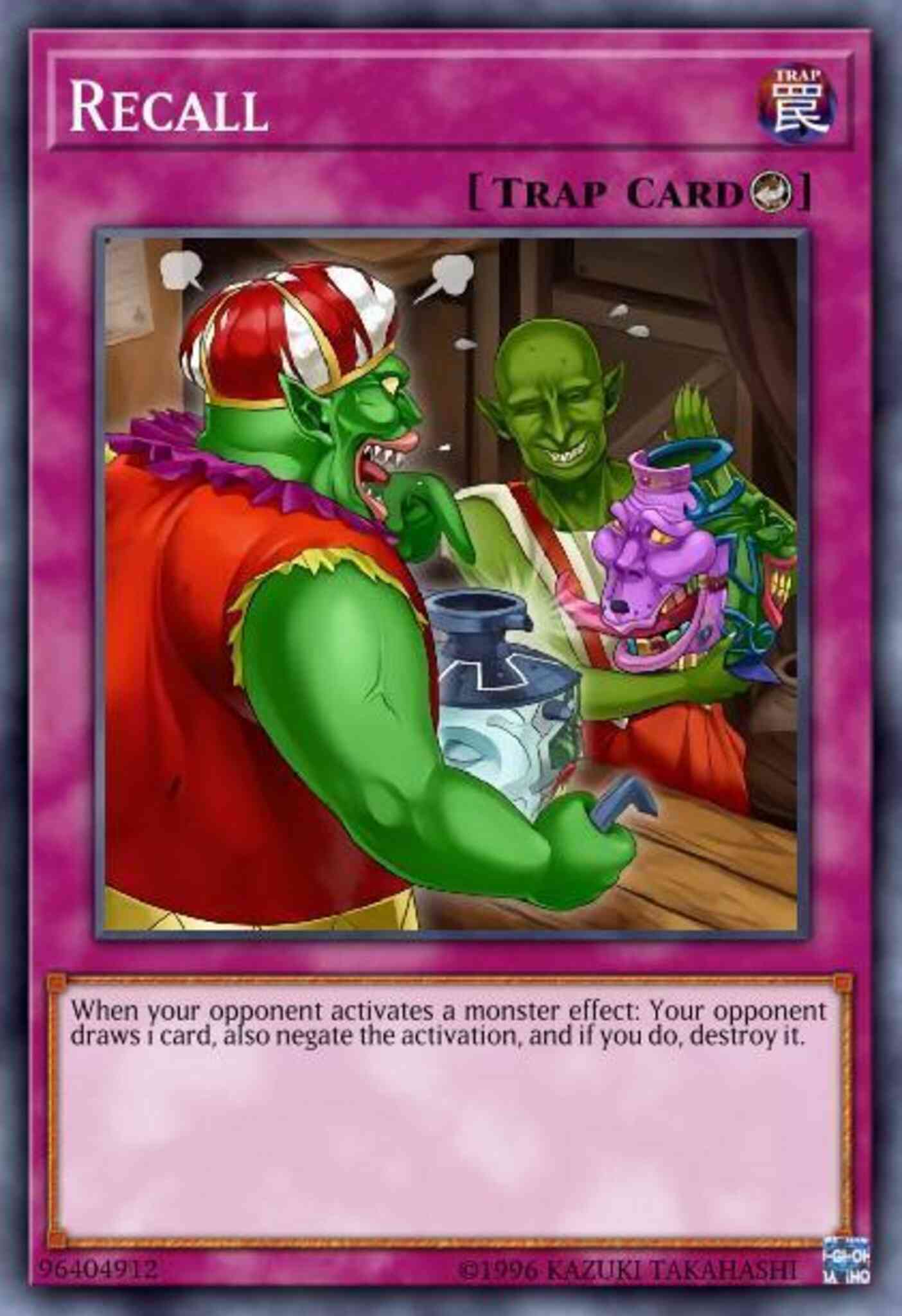 Recall - COTD-EN078 - Rare - 1st Edition