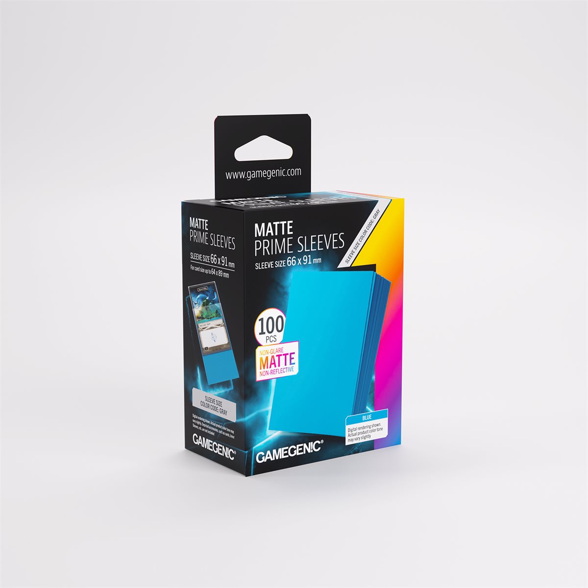 Gamegenic Matte Prime Sleeves - Standard Size - 100ct - Repackaging - Blue