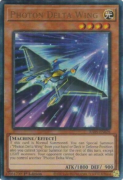 Photon Delta Wing - RA05-EN026 - Ultimate Rare - 1st Edition