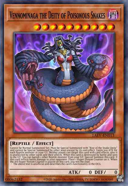 Vennominaga the Deity of Poisonous Snakes - RYMP-EN068 - Rare - 1st Edition