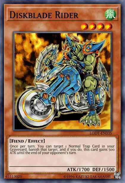 Diskblade Rider - BP03-EN043 - Shatterfoil Rare - 1st Edition