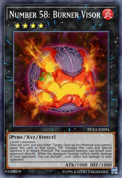 Number 58: Burner Visor - DUEA-EN094 - Common - 1st Edition