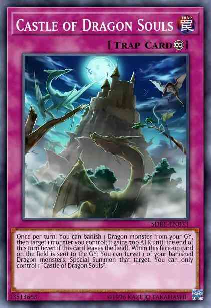 Castle of Dragon Souls - LCKC-EN051 - Ultra Rare - 1st Edition