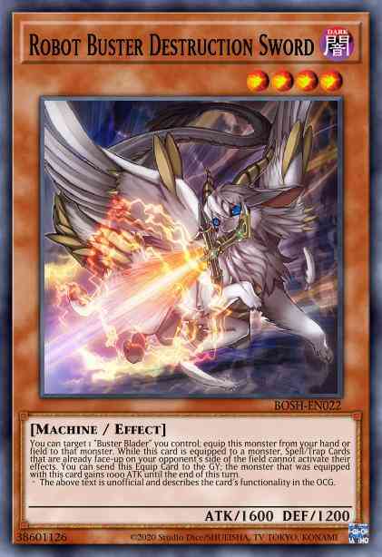 Robot Buster Destruction Sword - BOSH-EN022 - Common - 1st Edition