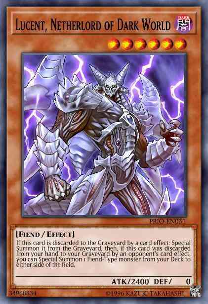 Lucent, Netherlord of Dark World - PRIO-EN031 - Super Rare - Unlimited