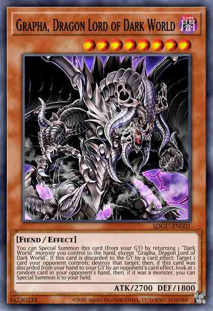 Grapha, Dragon Lord of Dark World - PGL2-EN083 - Gold Rare - 1st Edition