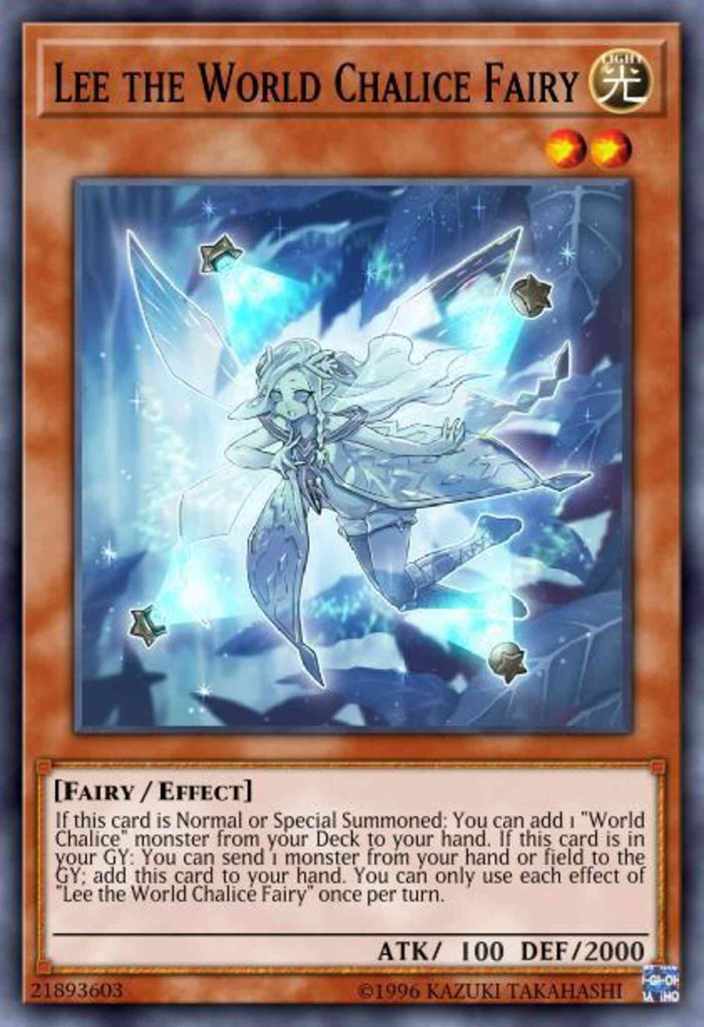 Lee the World Chalice Fairy - COTD-EN022 - Ultra Rare - Unlimited