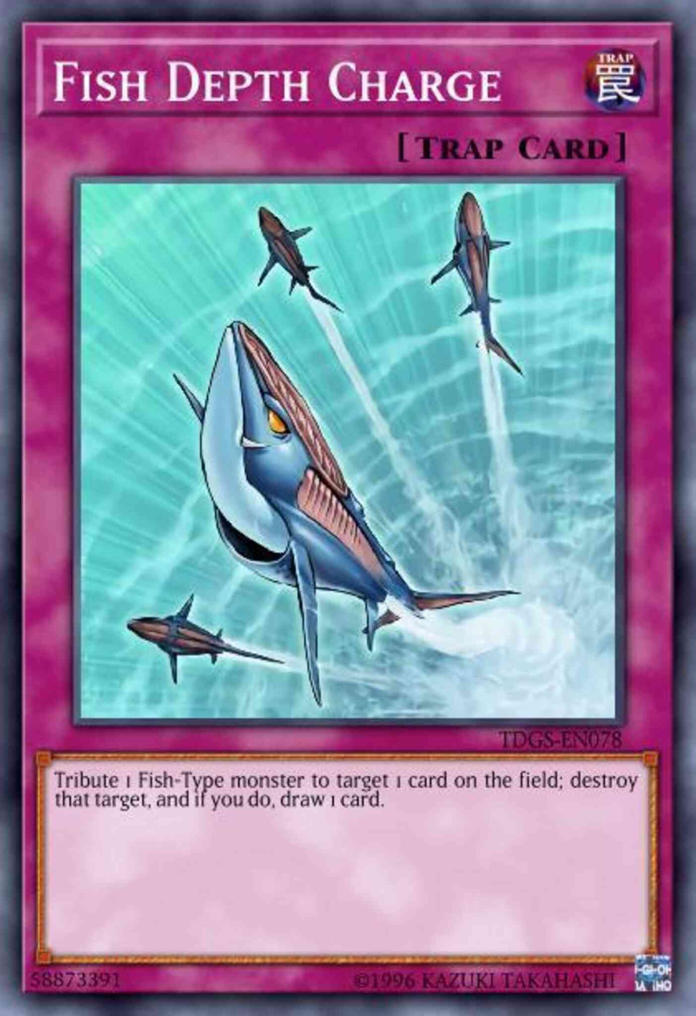 Fish Depth Charge (Purple) - DL14-EN018 - Rare - Unlimited
