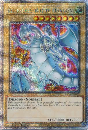 Blue-Eyes White Dragon - New Art - RA04-EN002 - Quarter Century Secret Rare - 1st Edition